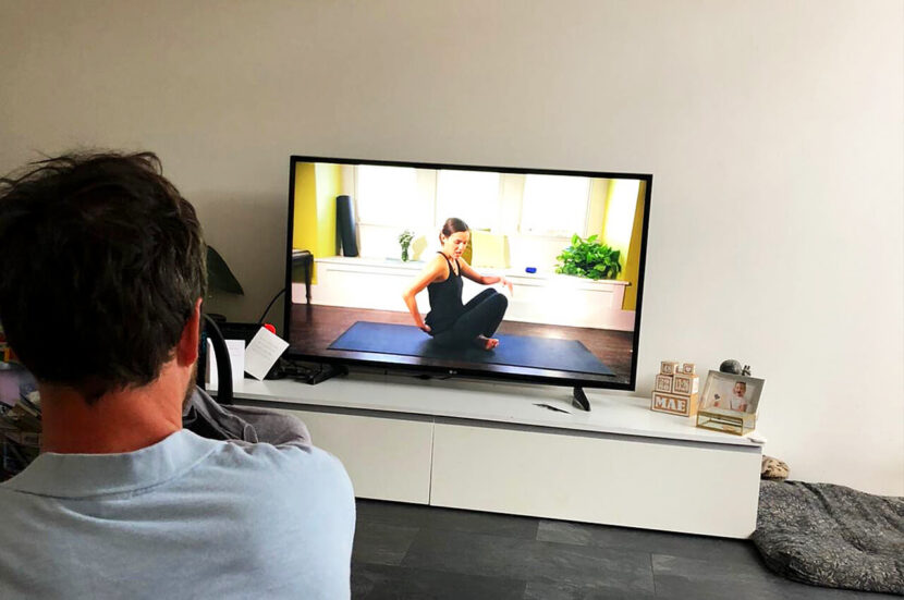 ik ben begonnen met yoga