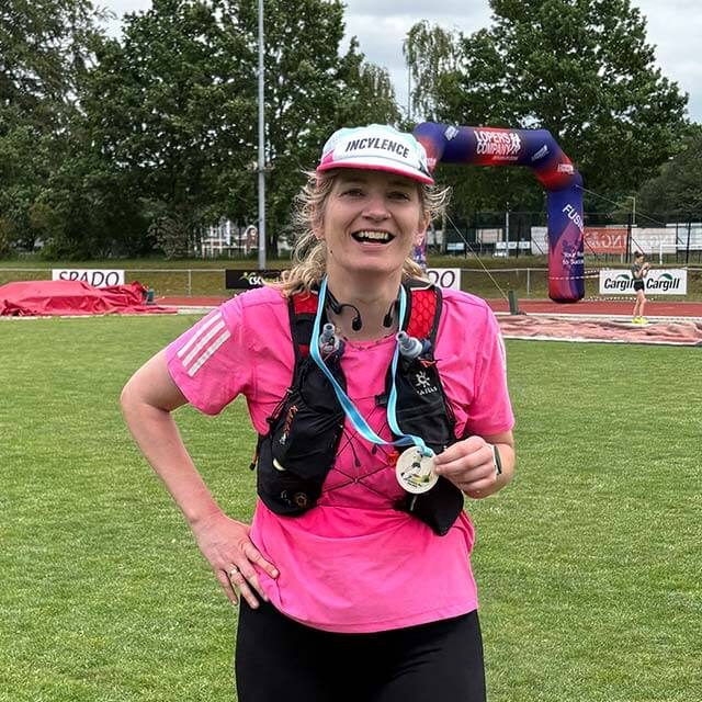 Resultaat van Gabriëlla haar eerste marathon