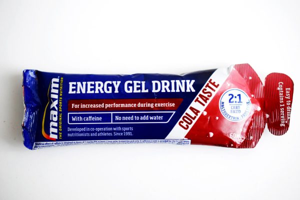 Maxim Energy energiegel met cola smaak voor extra energie tijdens hardlopen