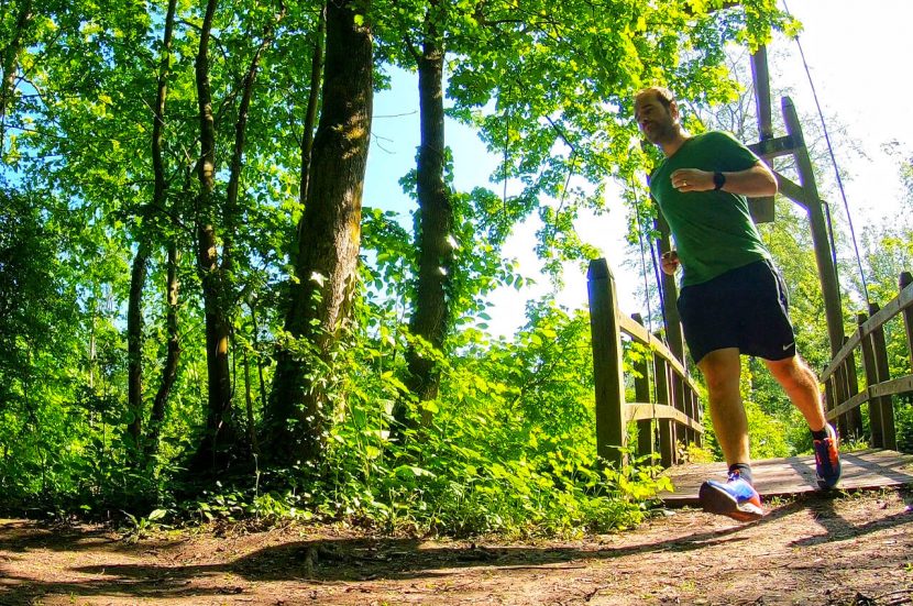 Enkelverzwikking bij het hardlopen