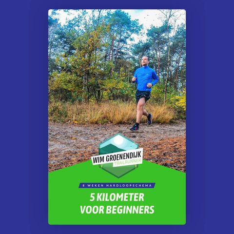 Cover van het eBook hardloopschema 5 kilometer voor beginners