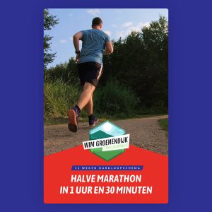 Het eBook hardloopschema halve marathon in 1:30
