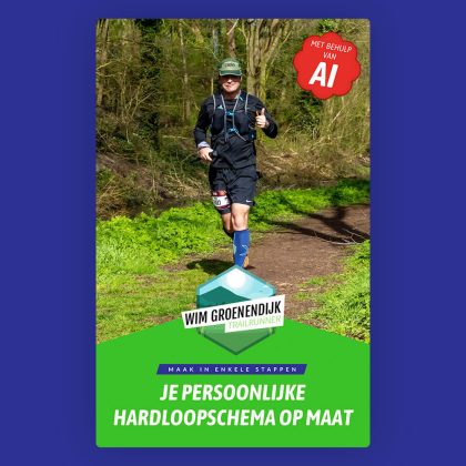 De cover van het eBook je persoonlijke hardloopschema op maat met behulp van AI