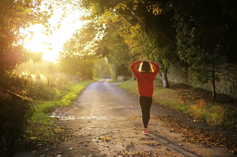 hardlopen op een lege maag