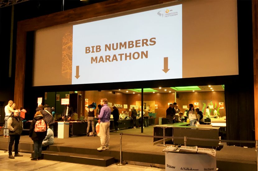 #demooiste marathon dagboek - ophalen van de BIB-nummer