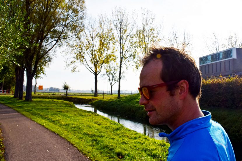 Het lopen van een piramide intervaltraining