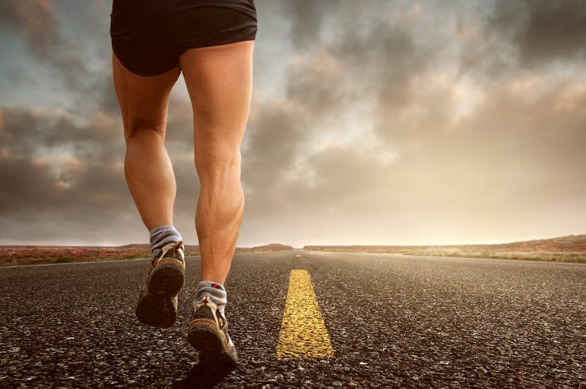 Spiertrekkingen na hardlopen