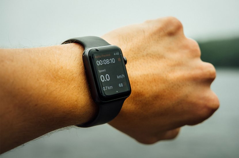 Smarthphone met Strava app