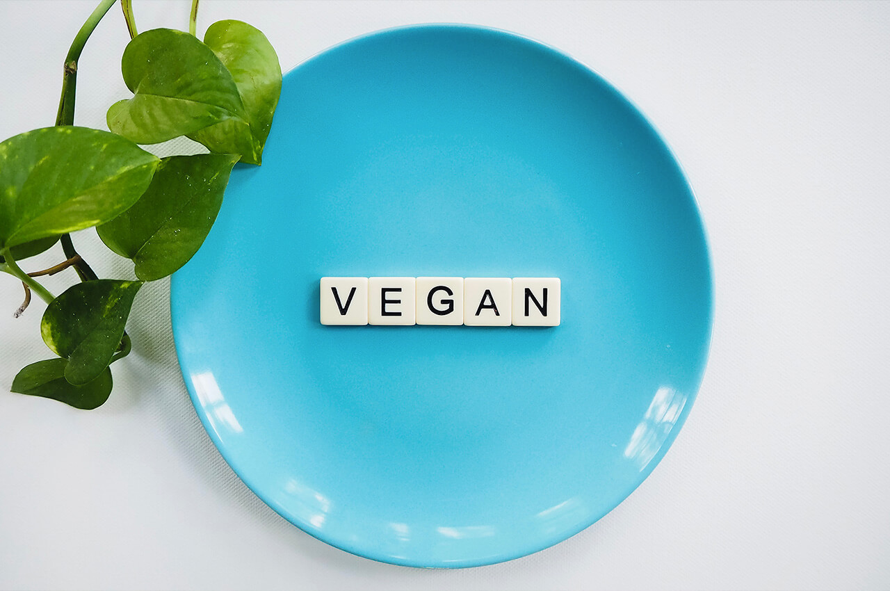 Vegan en veganisme met hardlopen