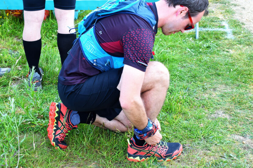 Veters strikken voordat je gaat hardlopen