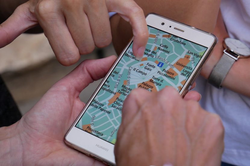 wandelapps voor navigatie