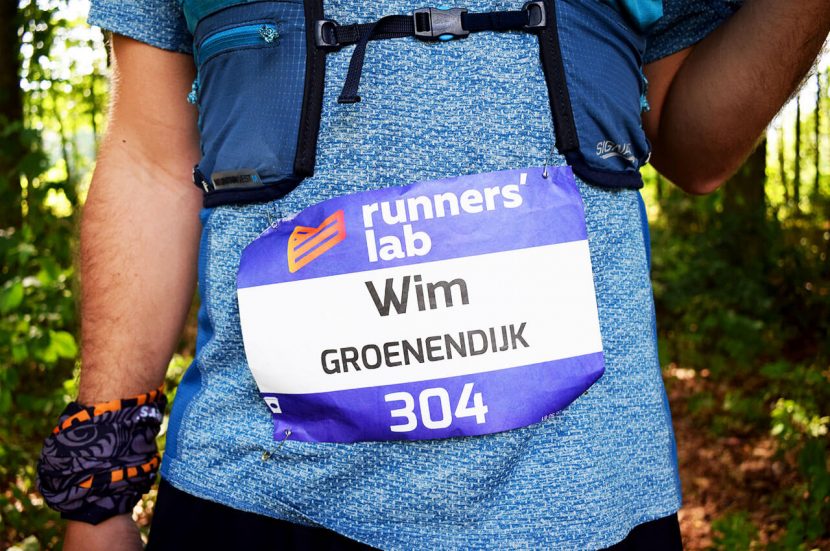 Startnummer van de Vaalserbergtrail